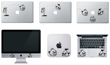 Vinilos de Angry Birds para Mac