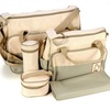 Set de 5 bolsos para bebé en verde