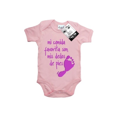 Body para bebé Dirty Fingers (Mi comida favorita son los dedos de mis pies)