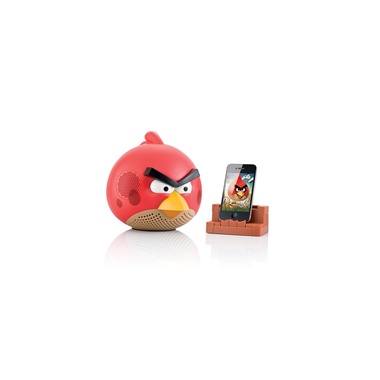 Altavoces y radio Angry Birds con puerto dock para iPhone, iPod y tablets