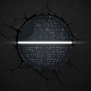 Lámpara 3D Estrella de la Muerte (Star Wars)
