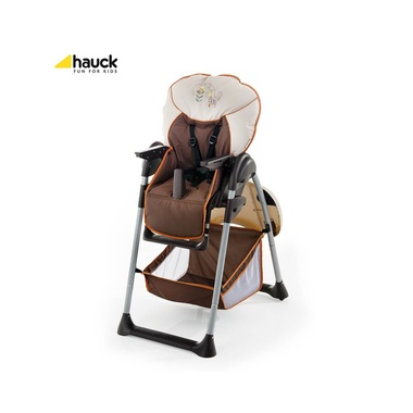 Trona para bebé en marrón y beige multiposición