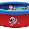 Piscina hinchable con aventura pirata en 3D