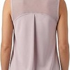 Camiseta Deportiva Mujer Espalda Malla Top Deportivo Transpirable de Secado Rápido Camiseta Sin Mangas de Fitness Alta Elasticidad Ligero Yoga Tops Cuello Redondo Shirt para Running Gimnasio