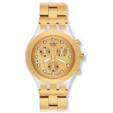 Reloj Dorado Unisex de Swatch