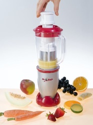 Batidora multifunción, color rojo/gris