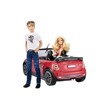 Juguete: Ken en su mini cooper