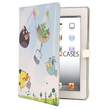 Funda de estructura rígida tipo folio de Angry Birds para Apple iPad 2 y 3