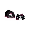 Monster High - Gorro y guantes color negro