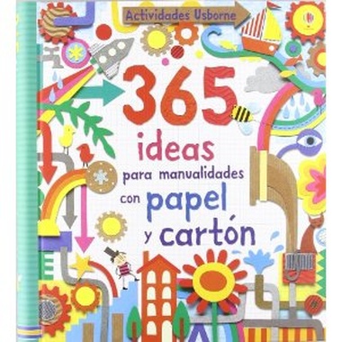 Libro: 365 ideas para manualidades con papel y cartón