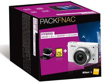 Nikon J2 Blanco + 11-27 mm Kit Blanco Cámara EVIL Digital