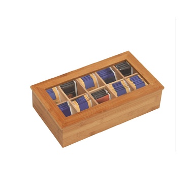 Caja de bambú para infusiones