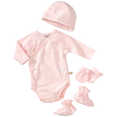 Conjunto para bebé recién nacido de Nattou en rosa