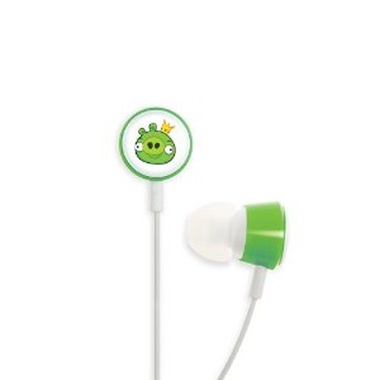 Auriculares verdes Angry Birds