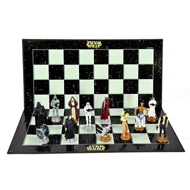 Juego de ajedrez con los personajes de Star Wars