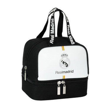 Portameriendas / fiambrera con el escudo del Real Madrid