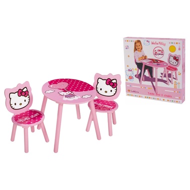 Hello Kitty - Juego de mesa y sillas