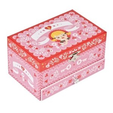 Joyero musical rectangular