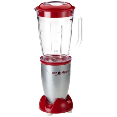 Batidora multifunción, color rojo/gris