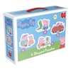 Set de 4 puzzles de Peppa Pig