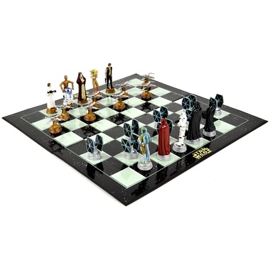 Juego de ajedrez con los personajes de Star Wars