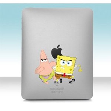 Vinilos Decorativos Bob Esponja Mac, Ipad y Mac Mini