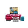Muebles de salón para casita de muñecas