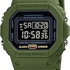 Reloj Digital para Hombre, con Retroiluminación, Impermeable, Resistente a Los Golpes, con Alarma, Cronómetro, Cuenta Regresiva