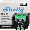 Shelly Plus Add-On - Interfaz De Sensor Wi-Fi Y Bluetooth (Para Relés), Compatible Con Sensores Inteligentes DS18B20, DHT22 Y Arduino, Entrada Analógica Y Digital, Control Remoto Con App